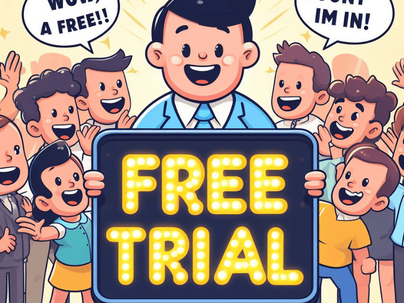 free trial to improve content marketing for saas