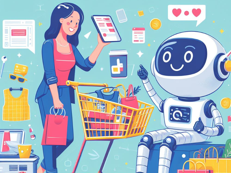 E-commerce shopping with AI
AI startup ideas