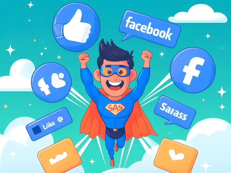 super hero power with facebook ads for saas